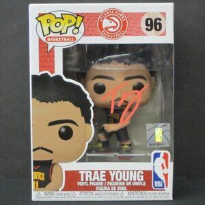 Trae Young signed Funko Pop! NBA Trae Young #96 Atlanta Hawks w/COA